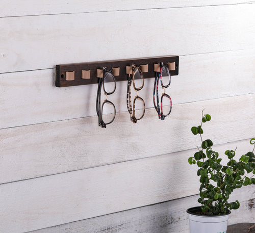 Wall Mounted Sunglass Organizer Wood Sunglasses Holder Rustic Home